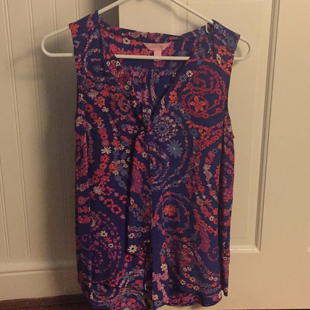 Lilly Pulitzer silk top